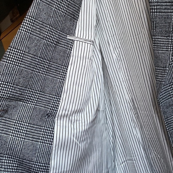 Nili Lotan x Target Women's Black & White Houndstooth Plaid size Large - Picture 9 of 10